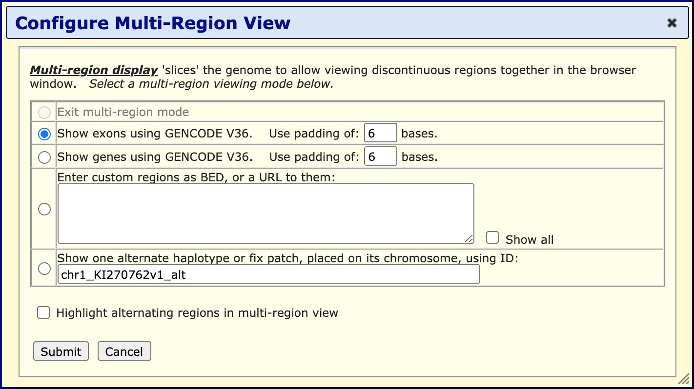 Configure Multi-Region view